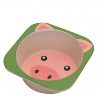 Imagem de Jogo com 4 Pratos Bowl Mimo MB20198 Bambu Colorido - Mimo Style