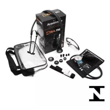Imagem de Kit Enfermagem Acadêmico Linha Black Pamed Completo - Garantia 2 Anos,