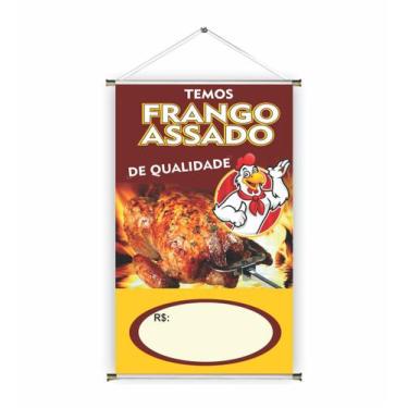 Imagem de Banner pronto Assado REF 024  medida 45x70 cm (arte Pronta)