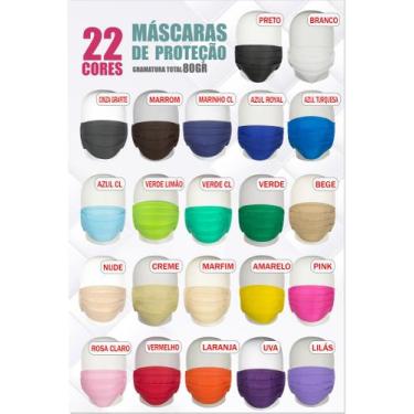 Imagem de 05 Mascara Descartável Dupla Camada Proteção Com Clipe Nasal - Cutee