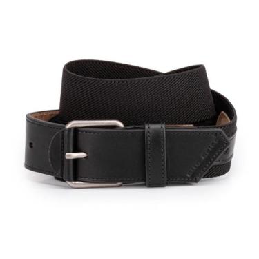 Imagem de Cinto Masculino Couro Legítimo Elástico Esportivo Plus Size - ELLO GRI