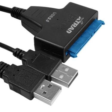 Imagem de Adaptador Para Hd Externo Sata 2,5 Ssd Para Usb 2.0 - XTrad