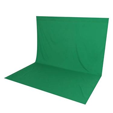 Imagem de Tela Verde Akozon 2.1x1.5m para Transmissão Ao Vivo, Cenário Fotográfico - Ideal para Chroma Key, Edição de Vídeo, Configuração de Estúdio Doméstico, Pano de Fundo Verde Portátil