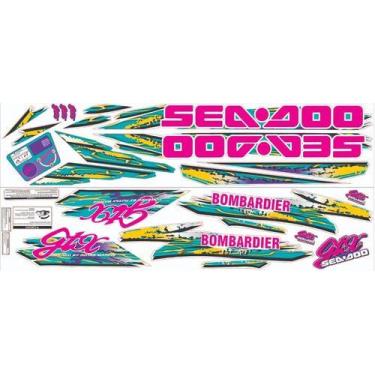 Imagem de Kit Adesivo Faixa Jet Ski Seadoo Personalizado Gtx 94 - SPTS