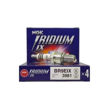 Imagem de Jogo 4 Vela Iridium Ngk Ap 8v Turbo Fira Grau 9 21mm Br9eix