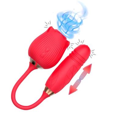 Imagem de Vibrador Feminino para Mulheres interno e externo10 Vibração 10 Sucção Modos App, não Longa Distância Bluetooth Controlo Remoto, Sugador de Clitóris e Mamilos Magnético Recarregável Portátil Estimulador Erótico