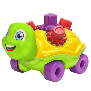 Imagem de Tartaruga Didática Zupi Engrenagens Crec Crec - Jp Brink, Verde