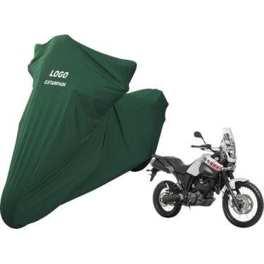 Imagem de Capa Para Proteger Moto Yamaha XT 660 Z Ténéré Com Logo - Mz, Verde