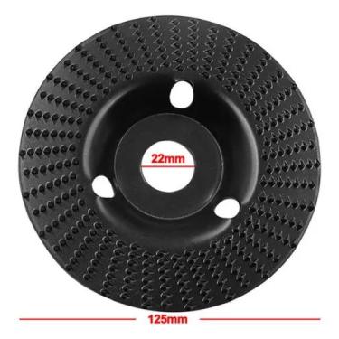 Imagem de Kit 10 Disco Rebolo Moedor Desbaste Madeira Esmerilhadeira - Mercado V