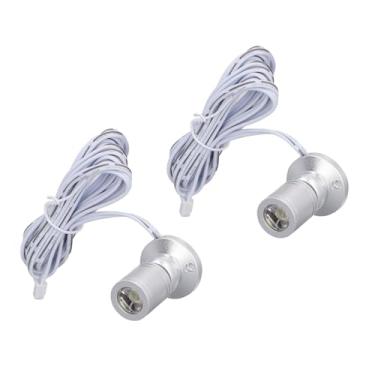 Imagem de Mini Holofote Regulável LED USB Spot Lights Com Dimmer para Exibição Interna Alumínio Preto (Luz Netural)