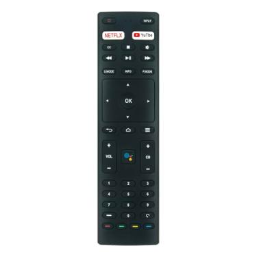 Imagem de RM-C3329 sub RM-C3359 RM-C3363 RM-C3369 RC-N2409 Controle remoto de voz de substituição compatível com Konka JVC Android TV 65U55A 55Q75A 40H33A 55U55A 65Q75A 75Q75A 75U55A 75U55A 2H31A 43U55A 50Q75A