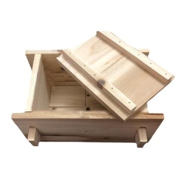 Imagem de Ｂｅｓｇａ Fabricante de prensa de tofu, fabricante de coalhada de soja, aparelho de cozinha essencial, faça você mesmo, manual de prensagem para queijo, 11cmx15cmx8.8cm