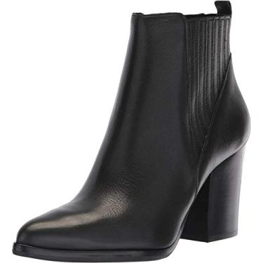 Imagem de Bota feminina Marc Fisher Alva bico fino, Couro preto, 5