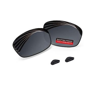 Imagem de iLikeo Lentes de reposição polarizadas de policarbonato PRO+ para óculos de sol Oakley Fives Squared OO9238 - Pitch Black