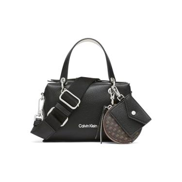 Imagem de Calvin Klein Cali Mini bolsa transversal, Preto/branco, One Size