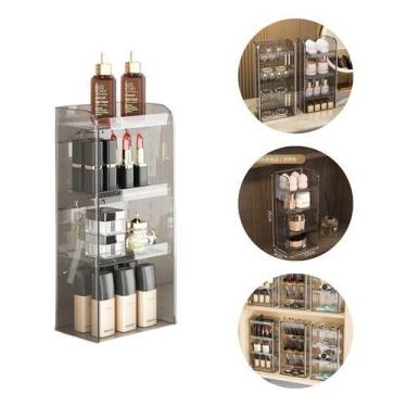 Imagem de Organizador Mesa 3 Prateleiras Cristal Bancada Pia Maquiagem - Y888, T