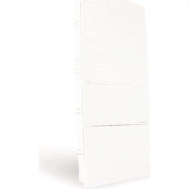 Imagem de Centrinho Steck Ouro Embutir 48 Din Porta Branco Sce48Po