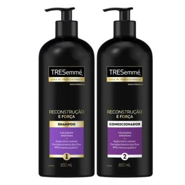 Imagem de Shampoo e Condicionador Tresemmé 650ml Reconstrução e Força - TRESemme