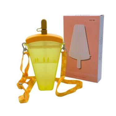 Imagem de Garrafa Garrafinha De Água 320ml Sorvete Picolé Frutas Antivazamento C