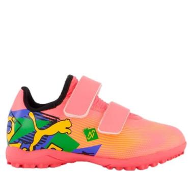 Imagem de Chuteira Puma Future 7 Play Neymar Jr NJR TT V PS BDP Society Kids Rosa 28