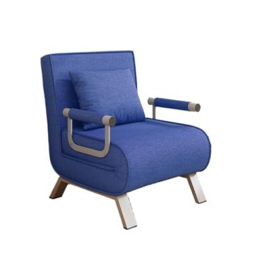 Imagem de Sofá-cama - Cama de cadeira conversível, cadeiras para adultos, sofá-cama respirável moderna, cama dobrável com travesseiro e encosto conversível, cadeira de leitura multifuncional para pequenos