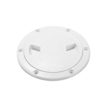 Imagem de Tampa De Inspeção em ABS 4 Polegadas Cor Branca com Vedação - Rei Mari