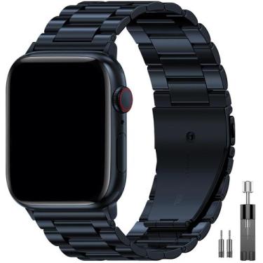 Imagem de Pulseira de Metal EPULY para Apple Watch (38-49mm) - Aço Inoxidável