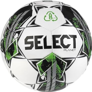 Imagem de Select Planet Bola de futebol ecológica, branca/verde V23, tamanho 5