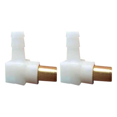 Imagem de Parts-Superstore Pacote com 2, 493496 Conector de Mangueira Substituição de Cotovelo Compatível com Briggs & S 692317 493496 494451