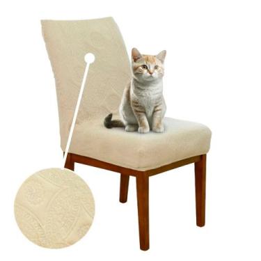 Imagem de Kit 2 Capa para Cadeira Mesa Jantar Matelada Avelã Exclusivo - Charme 