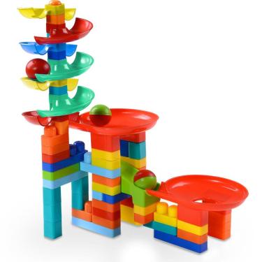 Imagem de Blocos De Montar Tobobola Blocolandia 61 Peças Dismat MK427