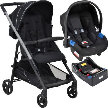 Imagem de Carrinho de Bebe para Passeio Berço Burigotto Tak Metal Silver