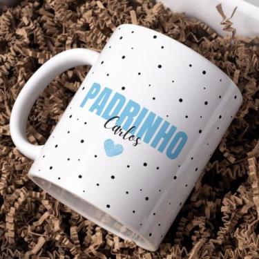 Imagem de Caneca Personalizada de Porcelana Presente Madrinha Padrinho - Castelo