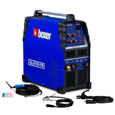 Imagem de Máquina Inversora de Solda TIG ALUTIG170 AC/DC Pulsado 170A - Boxer
