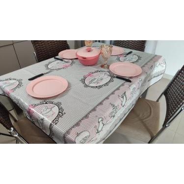 Imagem de Toalha De Mesa Termica 1,40m X 1,40m Para Mesa De 4 Lugares - Lu Enxov