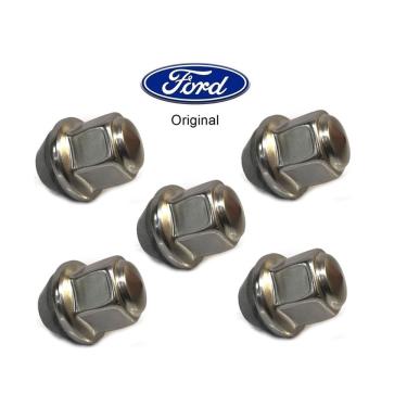 Imagem de Kit 5 Porcas Roda New Fiesta 2010 a 2018 Novo Ka 2014 a 2016 Ecosport 2013 a 2019 Focus 2014 a 2016 Fusion 2011 a 2016 Nova Ranger 2012 a 2018 Origina