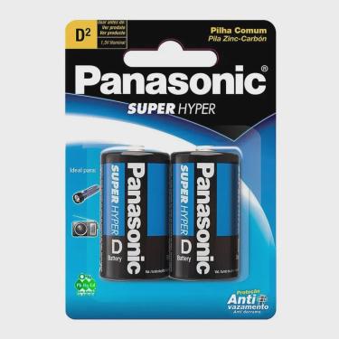 Imagem de Pilha panasonic cart grande D 1,5V 2UN