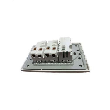 Imagem de Interruptor De Parede Duplo Com 2 Entradas Usb Para Celular