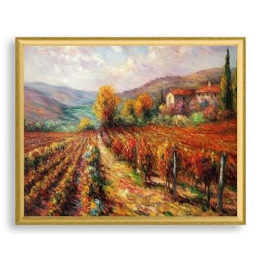 Imagem de Art Shoppe Arte de parede com impressão emoldurada, decoração de parede vintage para sala de estar, quarto, escritório, imagem de alta resolução em papel de arte premium, moldura de 3/10.2 cm com