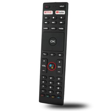 Imagem de Controle remoto de substituição de voz compatível com JVC Android TV AV-H323115A RM-C3416 RM-C3329 RM-C3359 RC-N2409 RM-C3369