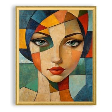 Imagem de Art Shoppe Arte de parede com impressão emoldurada, decoração de parede vintage para sala de estar, quarto, escritório, imagem de alta resolução em papel de arte premium, moldura de 0,9 cm com frente