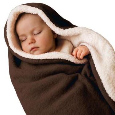 Imagem de Manta Cobertor de Bebê Soft Sherpa Edredom Dupla Face Infantil - Mava 