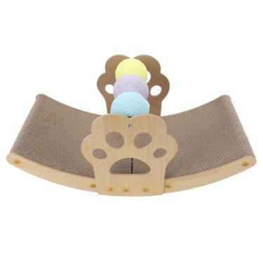 Imagem de Projeto de Barco Multifuncional de Yctze Placa de Arranhão de Gatos, Cama de Arranhões de Gatos, Proteção de Móveis de Gato Interno e Almofada Sem Papelão, Espaço para Animais de Estimação, Adequado