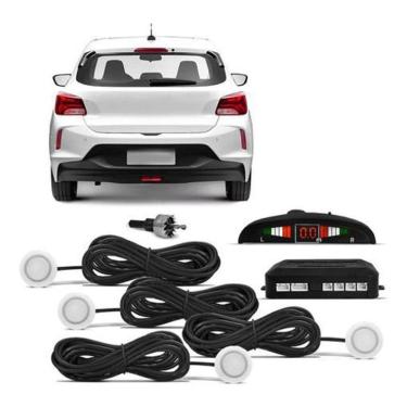 Imagem de Sensor De Estacionamento 4 Pontos 22Mm Branco