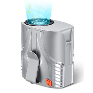 Imagem de Ventilador de cintura pessoal portátil 2025 e ventilador de pescoço, motor sem escova de 14000 RPM, tempo de funcionamento 40H recarregável, operação silenciosa de 6 velocidades, resfriamento corporal