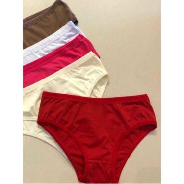 Imagem de Kit 4 Calcinha Infantil Menina  Mocinha em Viscose Malha Calçolinha - 