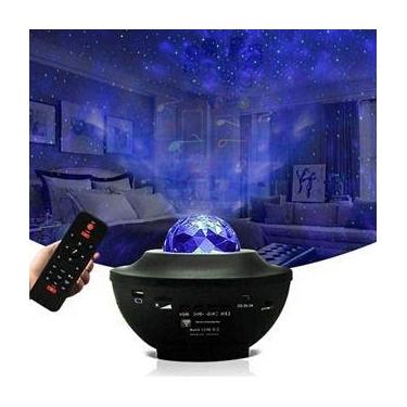 Imagem de Projetor Luminária Galáxia Música Bluetooth Controle Lâmpada - oem