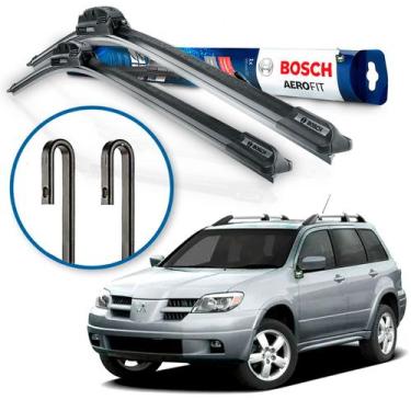 Imagem de Par Palheta Limpador Parabrisa Bosch Mitsubishi Airtrek 2003 2004 2005