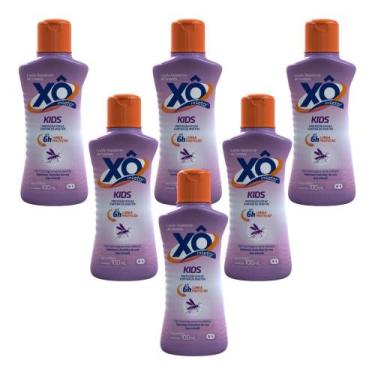 Imagem de Kit Xô Inseto Kids Loção Repelente Infantil Com 6 Unidades De 100ml Ca