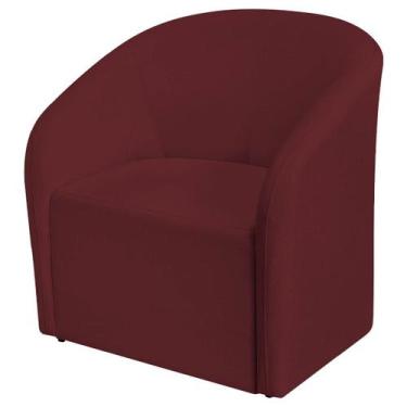 Imagem de Poltrona Luxo Escritório Sala Decorativa Luiza Max Suede - Amarena Móv